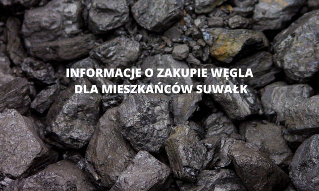 Informacje o zakupie węgla dla mieszkańców Suwałk