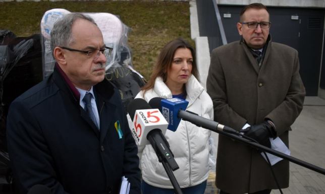 Konferencja prasowa dotycząca działań Suwałk na rzecz uchodźców i pomocy Ukrainie