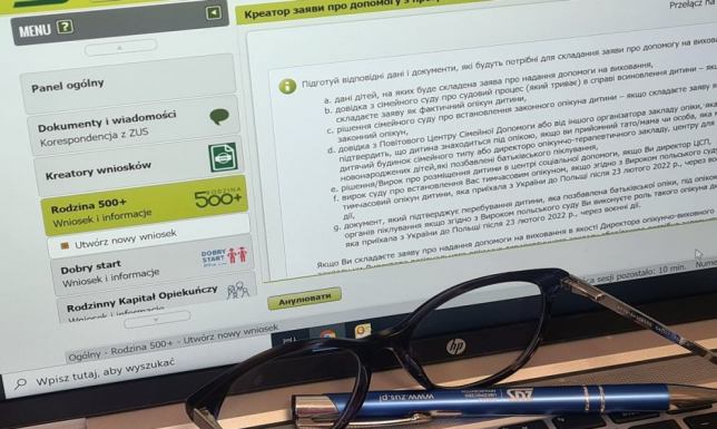 Obywatele Ukrainy złożyli w Podlaskiem niemal 5,2 tys. wniosków o 500 plus