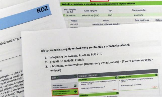 Przedsiębiorca sam może sprawdzić czy ma zwolnienie ze składek