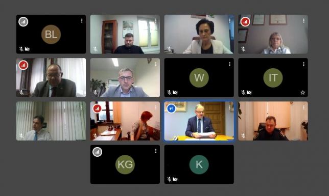 Posiedzenie Miejskiego Zespołu Zarządzania Kryzysowego w Suwałkach