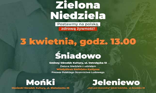 Zielona Niedziela, spotkanie z posłami Polskiego Stronnictwa Ludowego