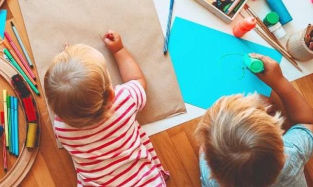 przestrzeń przeznaczona do zajęć sensoryczno-motorycznych w żłobkach