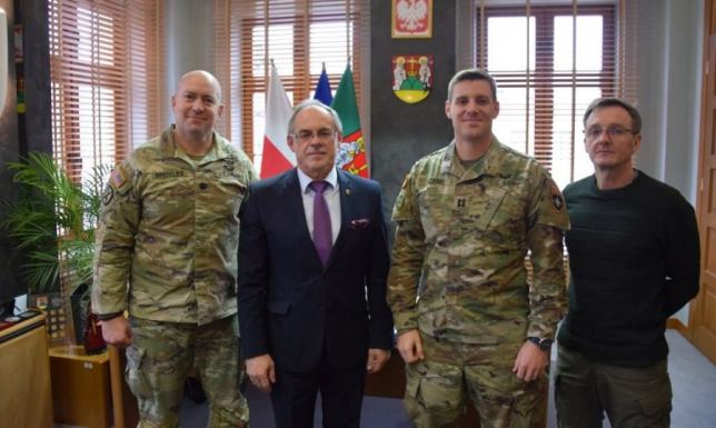 Amerykańscy żołnierze z wizytą w Suwałkach