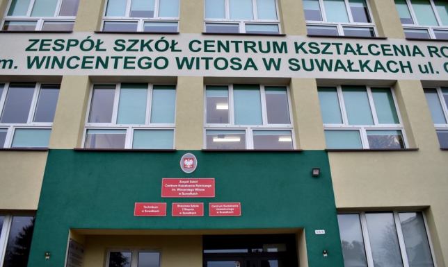 Centrum Kształcenia Rolniczego im. W. Witosa w Suwałkach z dofinansowaniem