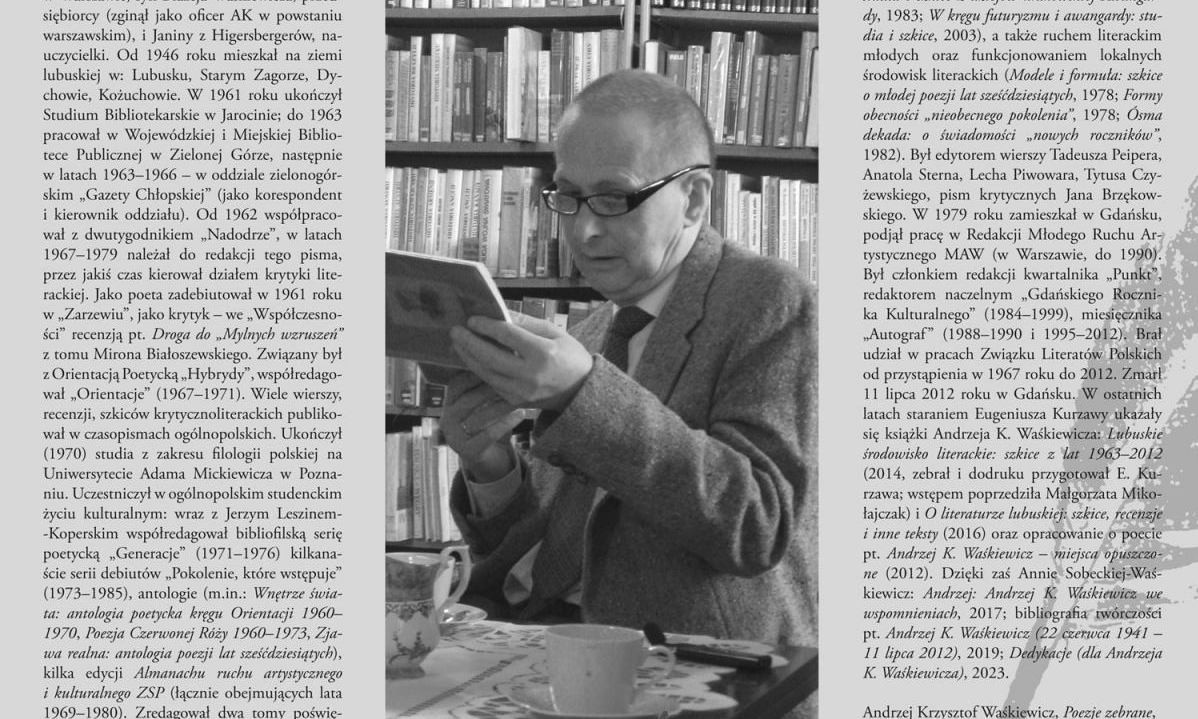 Poezja-Rzecz Ludzka: ANDRZEJ KRZYSZTOF WAŚKIEWICZ.
