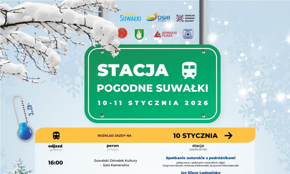 Stacja Pogodne Suwałki to zimowe wydarzenie z charakterem