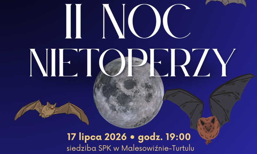 spotkanie z chiropterologiem, prelekcja o nietoperzach, wspólne nasłuchy detektorowe