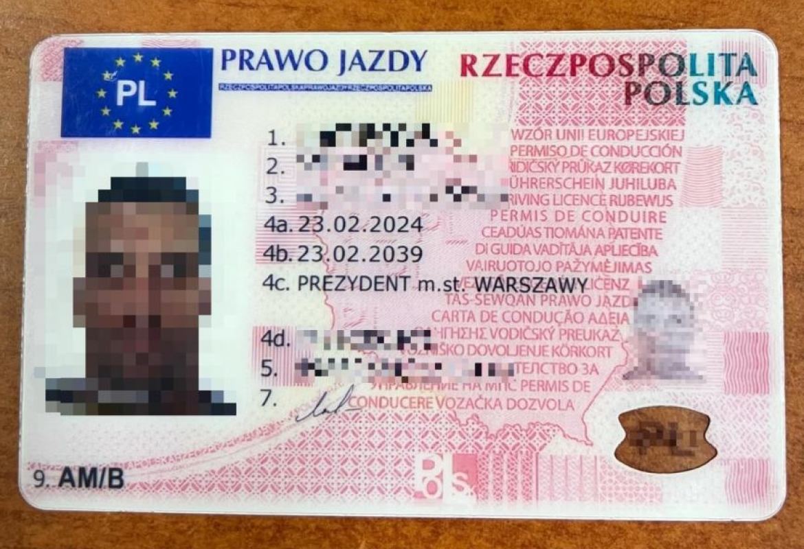 Łotysz zatrzymany w Budzisku z fałszywym prawem jazdy