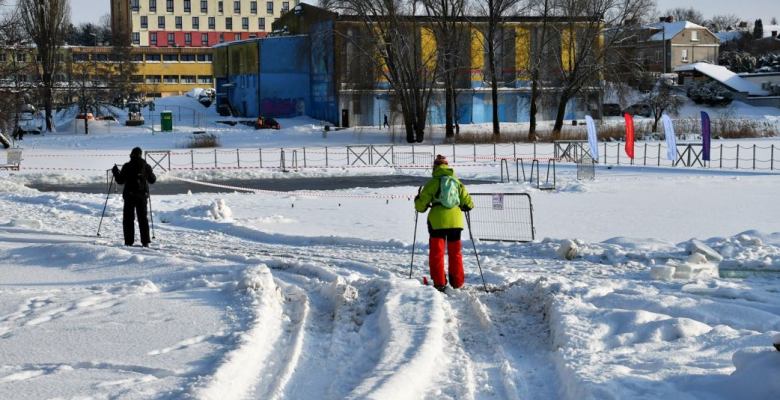 W Suwałkach słupki termometrów wskazały -27,7°C