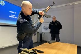 Ćwiczenia sztabowe „Egida-25” w sejneńskiej komendzie Policji