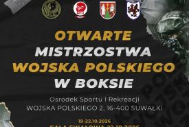 Suwałki gospodarzem II Otwartych Mistrzostw Wojska Polskiego w Boksie