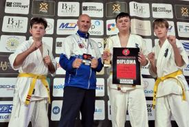 Sebastian Sitko z Suwalskiego Klubu Karate Kyokushin