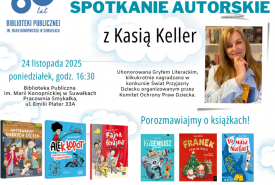 Spotkanie autorskie dla dzieci z Kasią Keller
