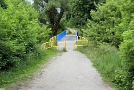 zamknięcie kładki dla pieszych pomiędzy Ogrodową i Reymonta w Suwałkach