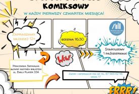 Biblioteka zaprasza na Dyskusyjny Klub Komiksowy