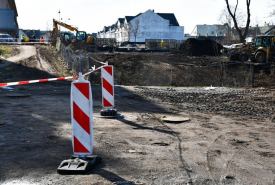 pierwszy etap prac związanych z rozbudową ulicy Muzycznej