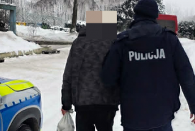 Mężczyzna trafił do ośrodka pomocowego