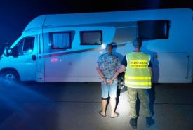 Samochód typu kamper skradziony na terytorium Danii