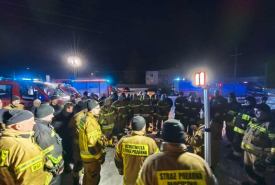 Schorowany mężczyzna w wieku około 40 lat oddalił się od miejsca zamieszkania