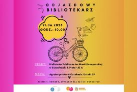 Start w niedzielę, 21 czerwca 2026 r., godz. 10.00 przy budynku Biblioteki