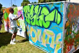 Turnieje Streetball 3×3 oraz Teqball, kreatywne warsztaty, strefa graffiti