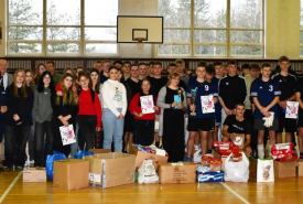 udało się zebrać pokaźną ilość słodyczy