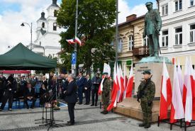 Uroczystość upamiętniająca wyzwolenie Suwałk