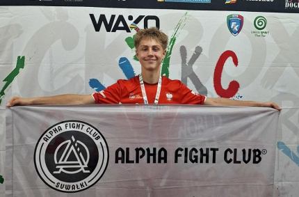 Suwalczanin Szymon Zieliński z ALPHA TEAM Suwałki