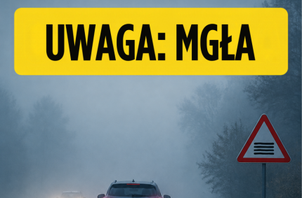 Gęsta mgła ogranicza widzialność. Utrudnienia mogą potrwać do południa