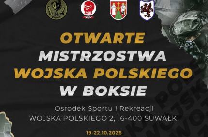 Suwałki gospodarzem II Otwartych Mistrzostw Wojska Polskiego w Boksie