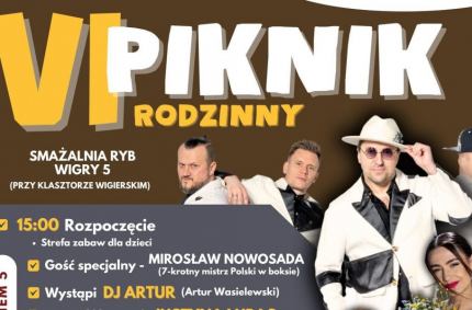 Szóstą edycję Pikniku Rodzinnego organizuje Smażalnia Ryb - Wigry 5
