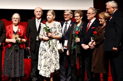 Medale z okazji 50-lecia pożycia małżeńskiego w Suwałkach