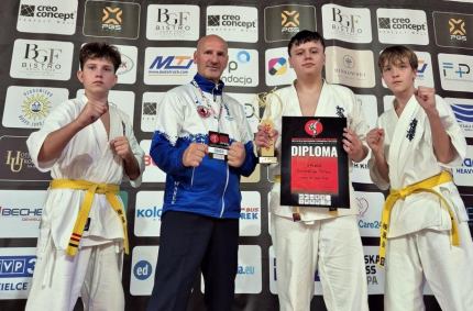 Sebastian Sitko z Suwalskiego Klubu Karate Kyokushin
