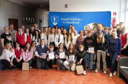 W Zespole Szkół nr 4 w Suwałkach odbył się Międzyszkolny Konkurs Sudoku