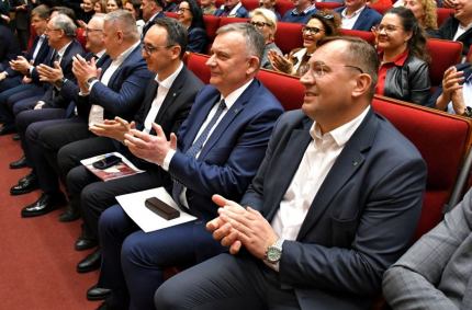 Dariusz Klimczak, Stefan Krajewski oraz Paweł Bejda w Suwałkach