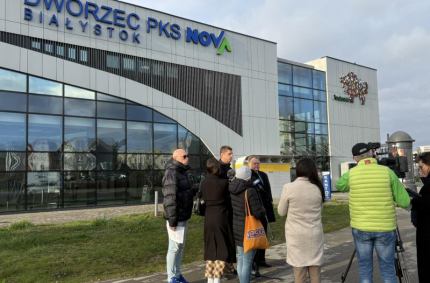 Interwencja poselska w sprawie nieprawidłowości w funkcjonowaniu PKS Nova  konferencja prasowa posłów Prawa i Sprawiedliwości