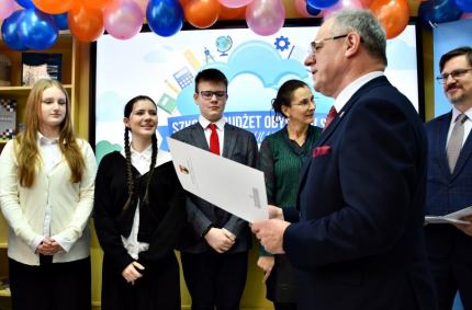 Strefy relaksu i odpoczynku, oficjalna maskotka szkoły, strefa kinowa