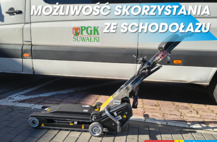 Możliwość korzystania ze schodołazu dla osób z niepełnosprawnościami w Suwałkach