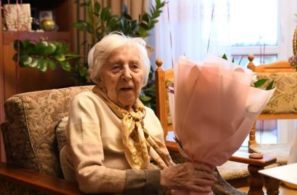 setne urodziny obchodziła suwalczanka, Pani Polakowska Halina