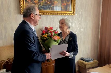 setne urodziny obchodziła suwalczanka Helena Hanc